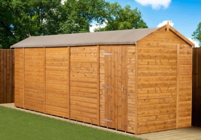 Empire Sheds Empire Modular Apex 6X18 Single Door No Windows