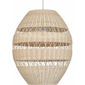 Iphor 52cm Rattan Ceiling Pendant Light Shade - No Bulb