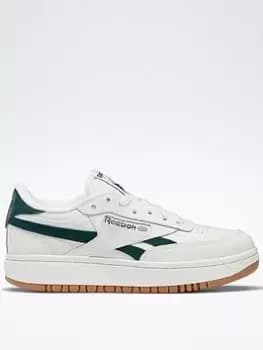 Reebok Club C Double Revenge Shoes, White, Size 3, Women