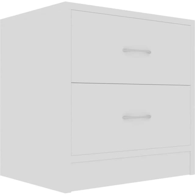 VIDAXL Bedside Cabinet White 40x30x40cm Engineered Wood Vidaxl 801035