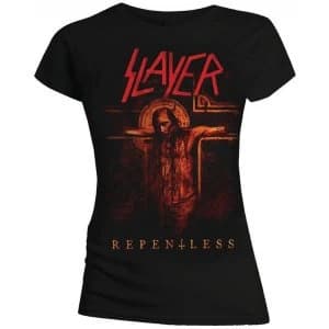 Slayer Repentless Crucifix Ladies X-Large T-Shirt - Black