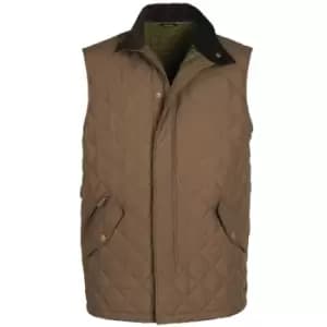 Barbour Mens Shoveler Gilet Dk Olive Medium