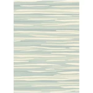 Asiatic Echo Rug - 170 x 120cm - Stripe Aqua