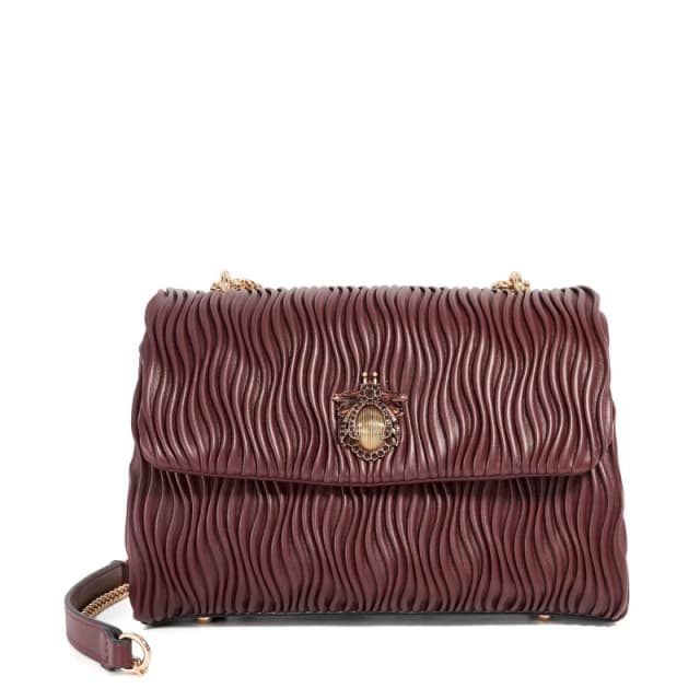 Dune London Womens Distantly Cross Body Bags Burgundy female One Size
