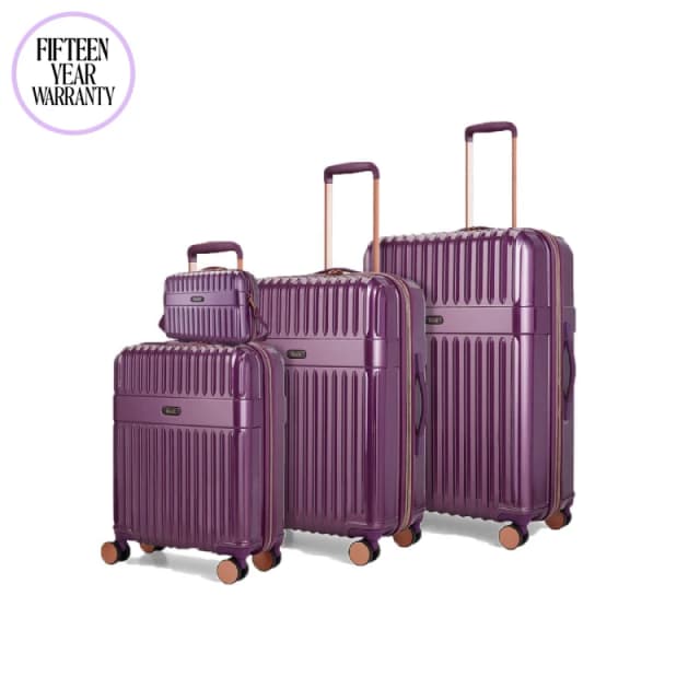 Rock Rock Selene Large Suitcase Purple - Rock - Size: Large Purple Large SH51001
