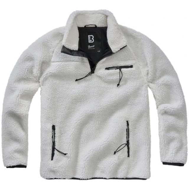 Brandit Teddyfleece Troyer White Size Large