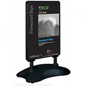 Stewart Superior Freestanding Pavement Sign A1 666 x 450 x 1220 mm Black