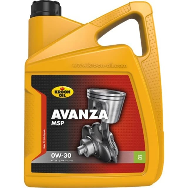 KROON OIL 35942 Engine oil Avanza MSP 0W-30 Capacity: 5l Engine Oil (1862)