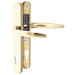 Yale Essentials Long Backplate Door Handle - Polished Gold