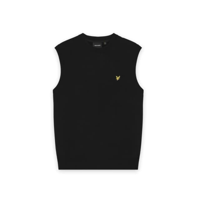 Lyle & Scott Knitted cotton vest Lyle & Scott Noir Male XL