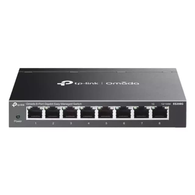 TP Link Omada ES208G network switch Managed L2 Gigabit Ethernet (10/10
