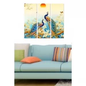 MDF31291396714 Multicolor Decorative MDF Painting (3 Pieces)