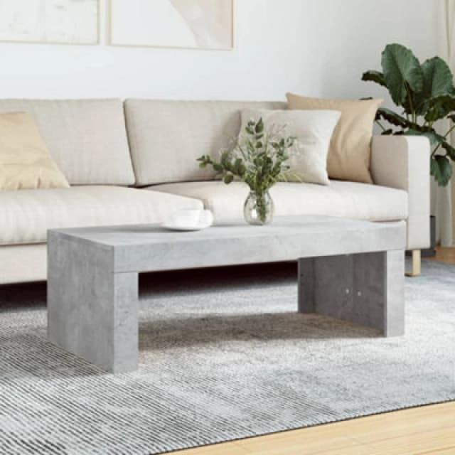 Vidaxl Coffee Table Concrete Grey 102X50X36cm Engineered Wood