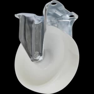 Sealey Fixed Plate Castor White Polyamide 125mm