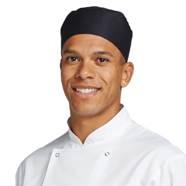 Dennys Mens Budget Chef Skull Cap in Black Size: Medium Black Male M