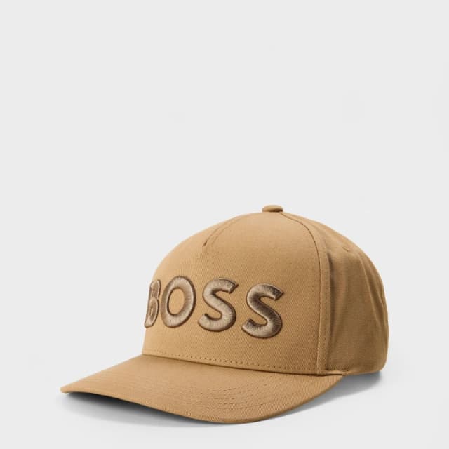 Boss Mens Sevile Baseball Cap Med Beige male Mens