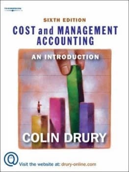 Cost and Management Accounting by Colin Drury Paperback