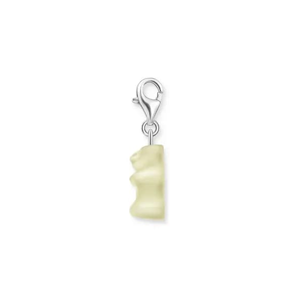 Thomas Sabo Sterling Silver HARIBO White Glass Charm Pendant 2187-017-