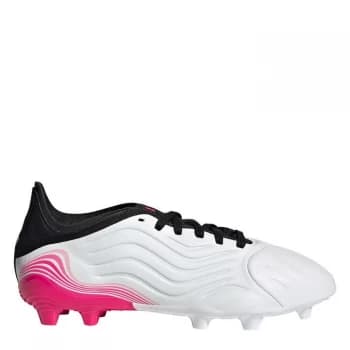 adidas Copa Sense .1 Junior FG Football Boots - White/ShockPink