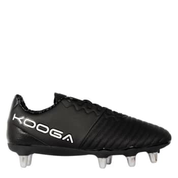 KooGa Power SG Rugby Boots - Black/Red/Wht