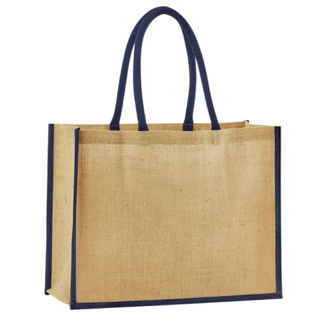 Westford Mill Womens Classic Starched Jute Tote Bag in Natural Natural Female One Size