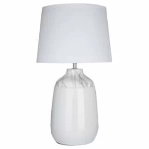 Wenita Ceramic Table Lamp, white