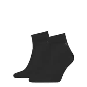 Calvin Klein quarter Socks 2 Pack Mens - Black