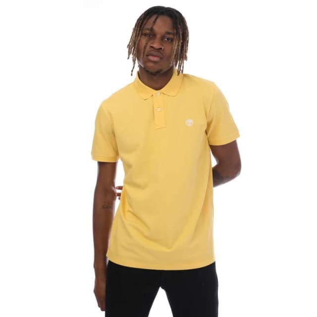 Timberland Millers River Pique Polo Shirt - Yellow Yellow S