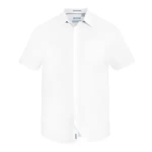 Duke Mens Delmar Kingsize D555 Short Sleeve Classic Regular Shirt (8XL) (White)