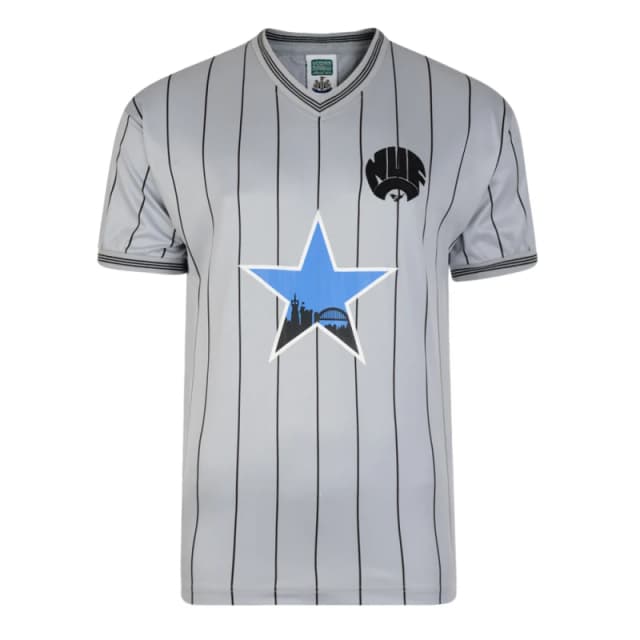 Score Draw Newcastle United 1984 Away Retro Football Shirt NEWC84APYSS-S S Mens Sportswear