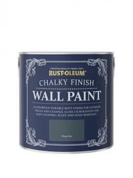 Rust-Oleum Chalky Finish 2.5-Litre Wall Paint ; Deep Sea