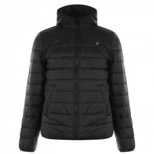Farah Vintage Meeson Padded Jacket - Dp Black 006