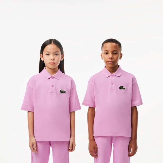 Lacoste Cotton Piqu Polo Shirt - Pink Pink 8