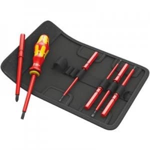 Wera KK 60 i/7 VDE Interchangeable bits set 7 Piece Slot, Phillips