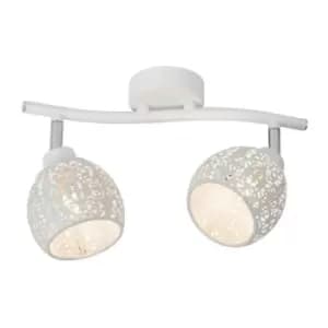 Lucide TAHAR - Twin Ceiling Spotlight - 2xG9 - White