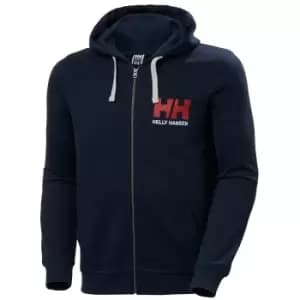 Helly Hansen Mens Hh Logo Full Zip Hoodie Navy S