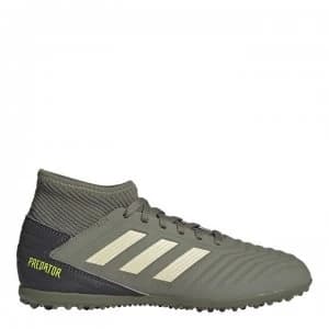 adidas Predator 19.3 Childrens Astro Turf Trainers - LegGreen/Sand
