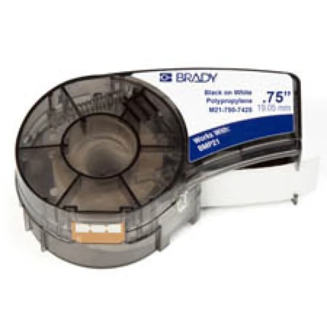 Brady 121016 Black. White Self-adhesive printer label