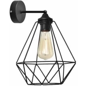 Helam Lighting - Helam Karo Wall Lamp Black 25cm