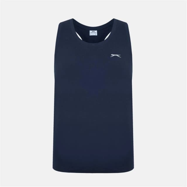Slazenger Muscle Vest Mens - Blue Blue S