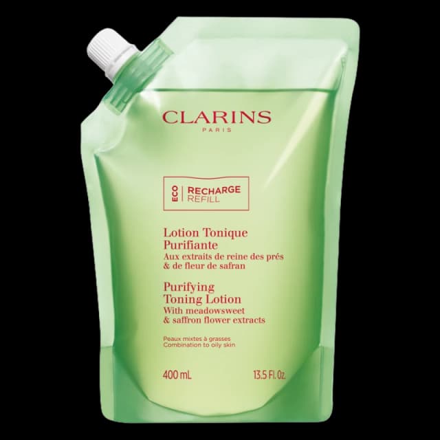 Clarins Purifying Toning Lotion with Meadowsweet Refill 13.5 oz.