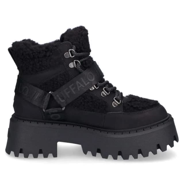 Buffalo Womens boots Buffalo Aspen Com Mid Warm Noir Female 40
