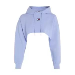 Tommy Jeans Tjw Spr Crp XS Badge Hoodie - Blue