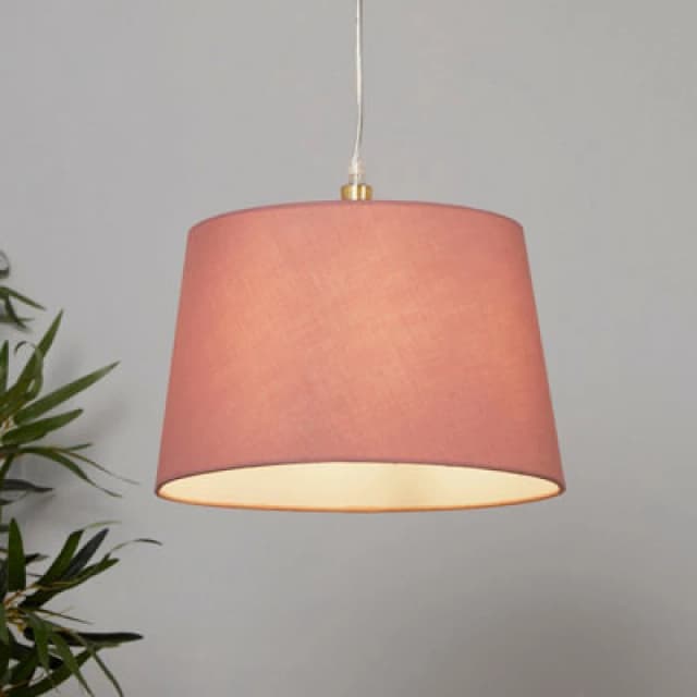 Lighting Collection Tapered Shade Rose unisex 30cm