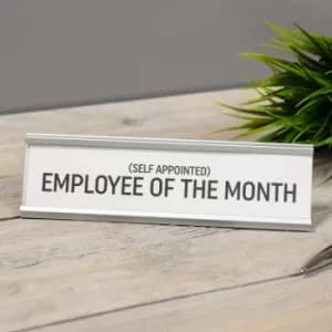 Employee Of The Month Desk Plaque