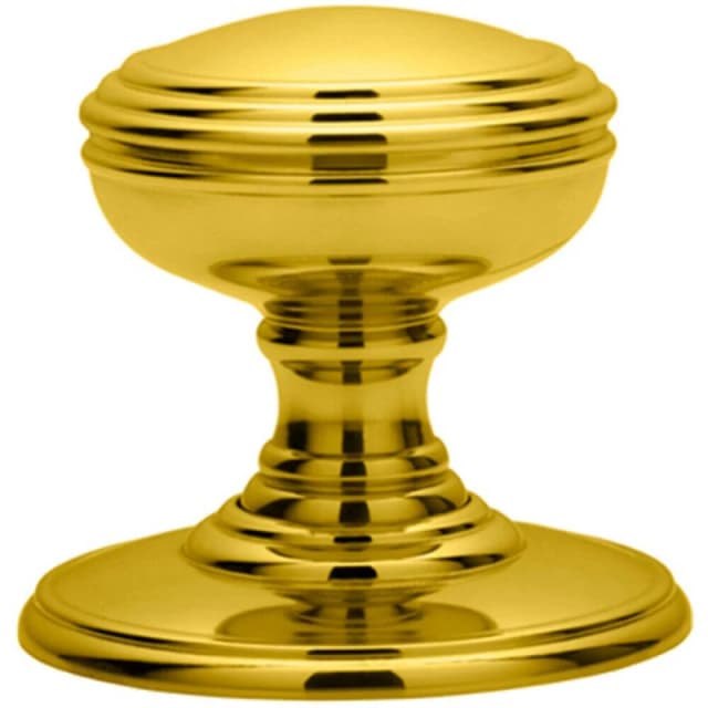 Loops PAIR Textured Mortice Door Knob 70mm Diameter Polished Brass Door Handle Metallics unisex