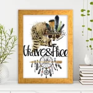 AC597755816 Multicolor Decorative Framed MDF Painting