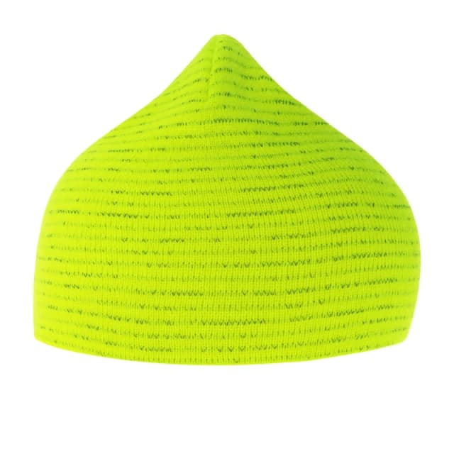 Atlantis Atlantis Men Shine Reflective Short Beanie in Yellow Yellow One Size Male 5063703623612