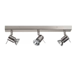 Penna 3 Light Spotlight Bar Matt Nickel
