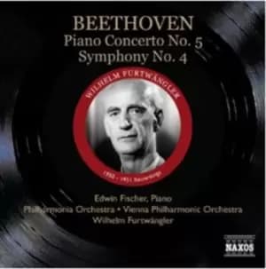 Ludwig van Beethoven - Beethoven: Piano Concerto No. 5/Symphony No. 4 CD Album - Used